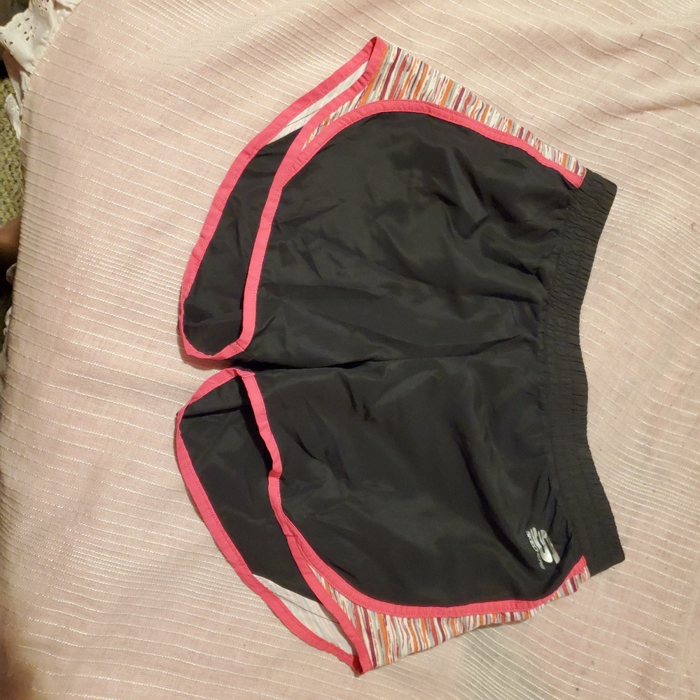 Black athletic shorts